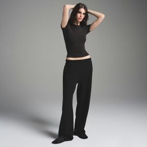 SKIMS Cotton Fleece Classic Straight Leg Pant S ST-PNT-8385